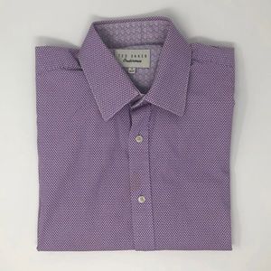 Ted Baker Lilac Endurance Dress Shirt Size 16-36/37